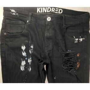 Men's Kindred Black Distressed Jeans 36 x 32